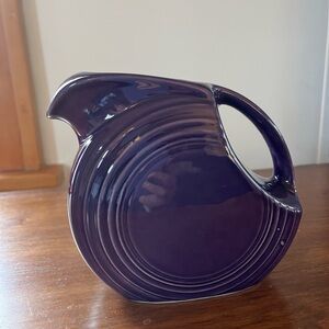 Fiesta pitcher in plum purple